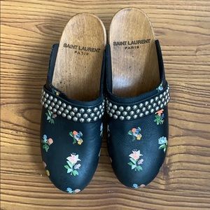 Saint Laurent Sabpt studded mules